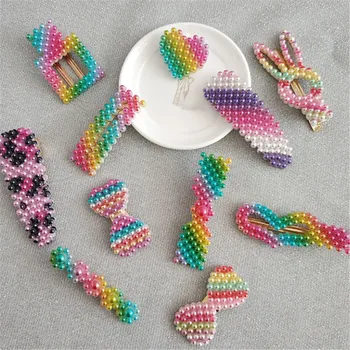 1Pc Rainbow Pearl Hair Pin Metal Gold Hairgrips Women Beads Hair Clip Snap Barrette Sticks Hair Pins Accessories for girl
1Pc Rainbow Pearl Hair Pin Metal Gold Hairgrips Women Beads Hair Clip Snap Barrette Sticks Hair Pins Accessories for girl