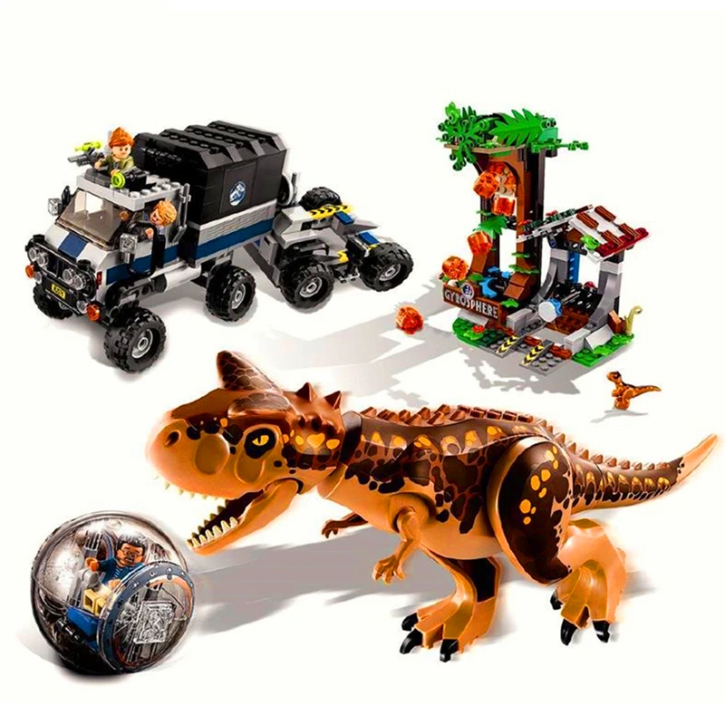 New Bela 10926 595pcs Jurassic World Carnotaurus Gyrosphere Escape Model Building Block Toys For Children 75929
New Bela 10926 595pcs Jurassic World Carnotaurus Gyrosphere Escape Model Building Block Toys For Children 75929