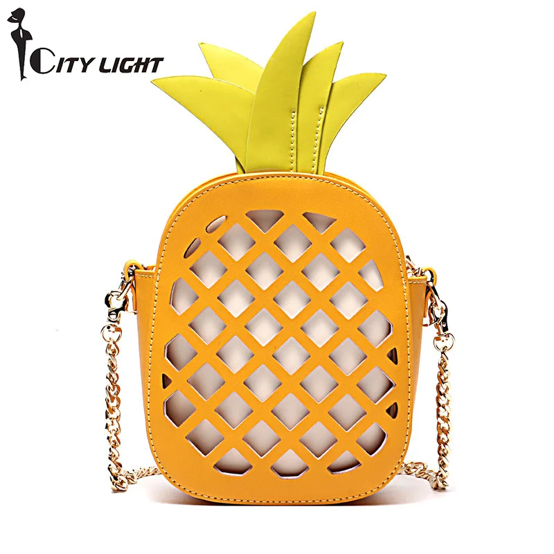 Genuine Leather New Cute ins Handbag For Women Lovely Pineapple Bag cowhide Chain Hollow Out Girl Women shoulder Bag Mini Purse
Genuine Leather New Cute ins Handbag For Women Lovely Pineapple Bag cowhide Chain Hollow Out Girl Women shoulder Bag Mini Purse