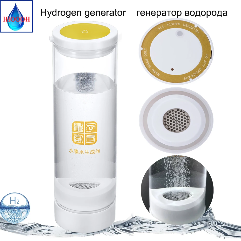 Hydrogen Water Bottle/Cup DuPont Membrane Electrolysis 600ML Rechargeable High Pure H2 Maker Alkaline Lonizer Healthy Gift
Hydrogen Water Bottle/Cup DuPont Membrane Electrolysis 600ML Rechargeable High Pure H2 Maker Alkaline Lonizer Healthy Gift
