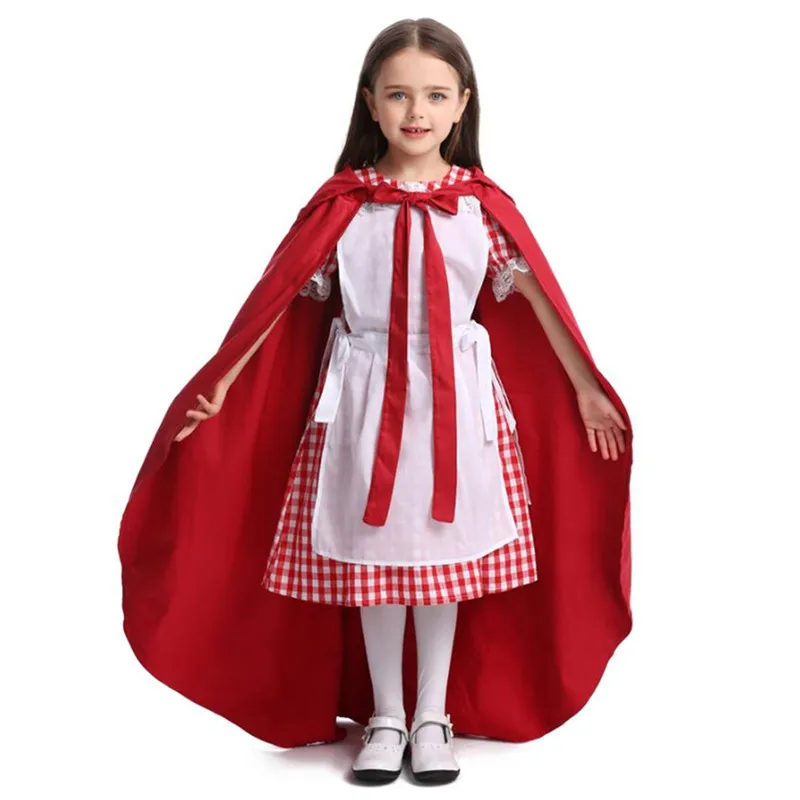 4-12T Child Medieval Farm Maid Peasant Costume For Kids Little Red Riding Hood Fantasia Halloween Party Cosplay Fancy Dress
4-12T Child Medieval Farm Maid Peasant Costume For Kids Little Red Riding Hood Fantasia Halloween Party Cosplay Fancy Dress