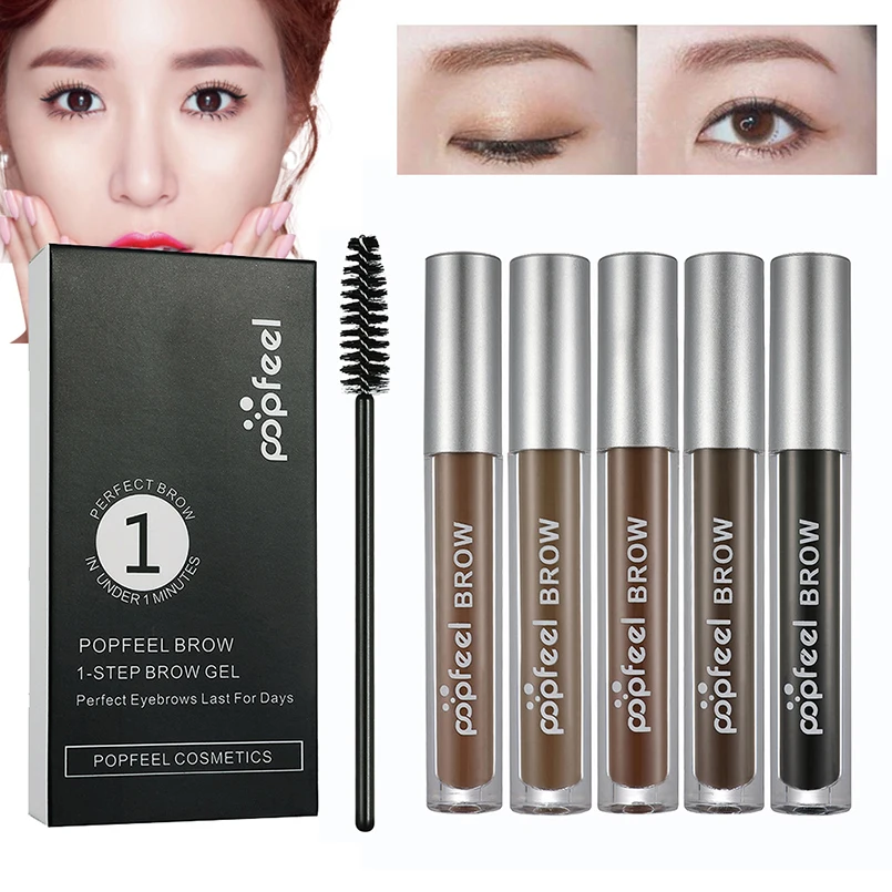 POPFEEL 1-step Brow Gel with Brush Eyebrow Enhances Kits Long Lasting Natural 5color Eyebrow Tattoo Cream Eyebrow Tint Cosmetics
POPFEEL 1-step Brow Gel with Brush Eyebrow Enhances Kits Long Lasting Natural 5color Eyebrow Tattoo Cream Eyebrow Tint Cosmetics