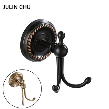 Black Bathroom Hook Adhesive Wall Mounted Coat Hooks Decorative Brass Antique Bronze Clothes Hook for Towel Key Bathroom Hanger
Black Bathroom Hook Adhesive Wall Mounted Coat Hooks Decorative Brass Antique Bronze Clothes Hook for Towel Key Bathroom Hanger