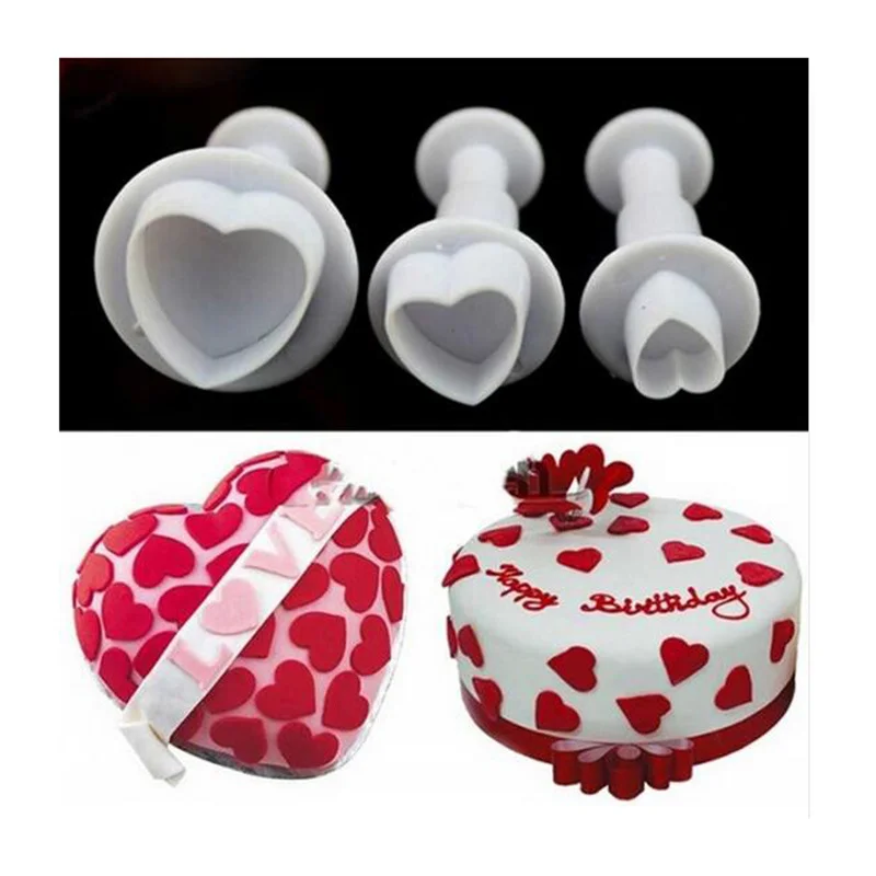 New 3PcsFondant Cookie Cake Cutter Ejector Stamp Plunger Cutters Mold Embossed Star DIY Kitchen Baking Cake Decorating Tools
New 3PcsFondant Cookie Cake Cutter Ejector Stamp Plunger Cutters Mold Embossed Star DIY Kitchen Baking Cake Decorating Tools