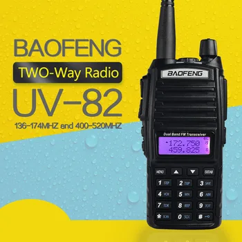 Baofeng UV-82 UV82 UV 82 Walkie Talkie Two Way CB Ham UHF VHF Radio Station Transceiver Boafeng Amador Scanner Handy Handheld
Baofeng UV-82 UV82 UV 82 Walkie Talkie Two Way CB Ham UHF VHF Radio Station Transceiver Boafeng Amador Scanner Handy Handheld