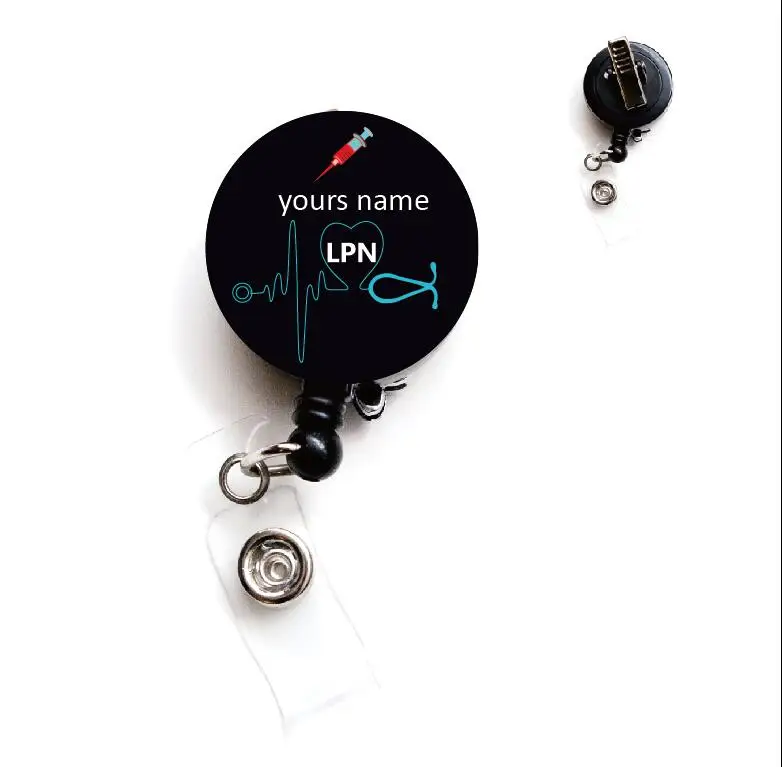 Personalized RN Nurse ID Badge Reel, Nurse Gift, LPN BSN Custom RN Retractable ID holder
Personalized RN Nurse ID Badge Reel, Nurse Gift, LPN BSN Custom RN Retractable ID holder