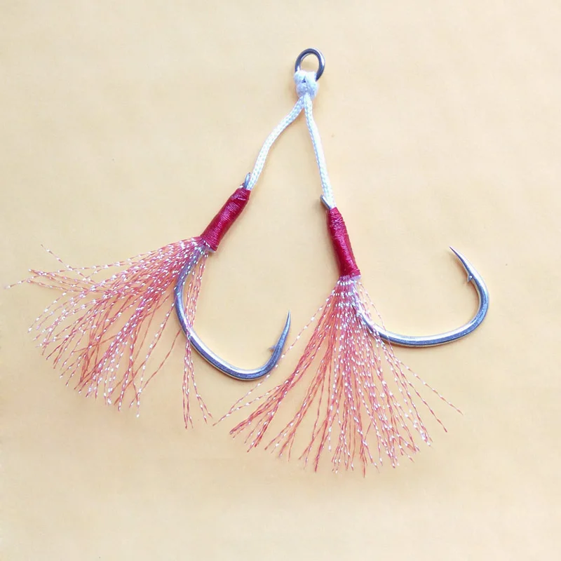 1/0,2/0,3/0,4/0 Slow Jig Hook with feather Assist Double Fish Hooks Saltwater INCHIKU All For Fishing Tackles Snap
1/0,2/0,3/0,4/0 Slow Jig Hook with feather Assist Double Fish Hooks Saltwater INCHIKU All For Fishing Tackles Snap