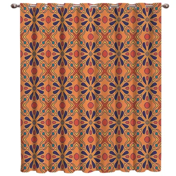 Retro Ethnic Square Pattern Window Curtains Dark Bathroom Outdoor Fabric Decor Kids Party Decoration Window Draperies Sheer
Retro Ethnic Square Pattern Window Curtains Dark Bathroom Outdoor Fabric Decor Kids Party Decoration Window Draperies Sheer