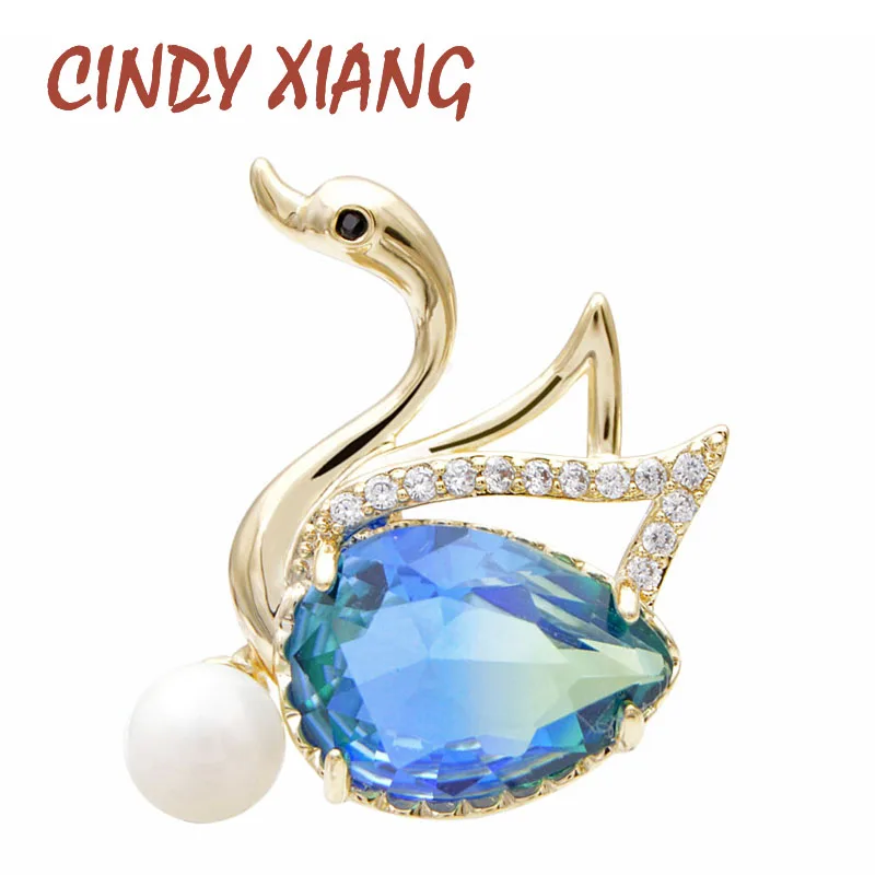 CINDY XIANG 4 Colors Avaible Rainbow Cubic Zirconia Swan Collar Brooch Pin Unisex Fashion Brooches Suit Wedding Brooch Gift
CINDY XIANG 4 Colors Avaible Rainbow Cubic Zirconia Swan Collar Brooch Pin Unisex Fashion Brooches Suit Wedding Brooch Gift