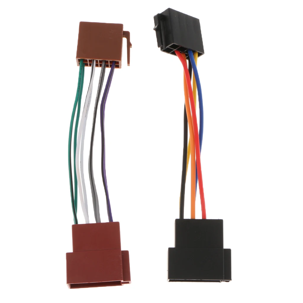 ISO Car Radio Wire Cable Wiring Harness Stereo Adapter Connector for VW Good Qaulity and Fast For Shipping