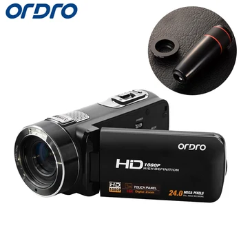 

Ordro HDV-Z8 Full HD 1080P Reflex Digital Photo Cameras 16X Video Recorder Mini Camcorders w/ 3.0 inch LCD Rotation Screen