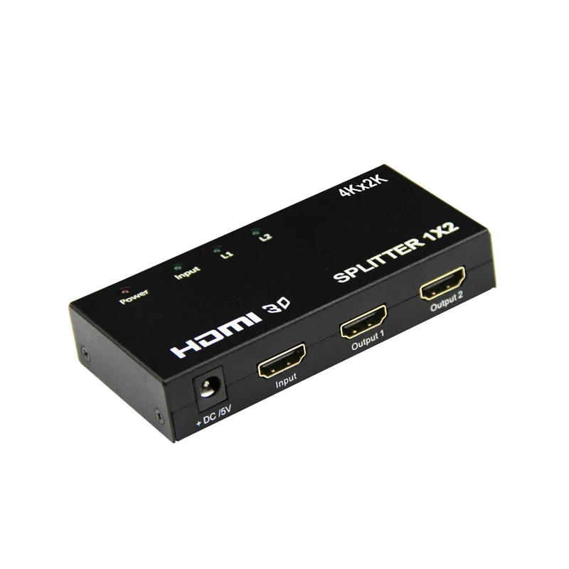 1x2 HDMI Splitter HDMI 1.4b Splitter Switch Matrix HDMI Audio Video Converter Adapter Supports 3D 1080p 4K With EU/AU/UK/US Plug
1x2 HDMI Splitter HDMI 1.4b Splitter Switch Matrix HDMI Audio Video Converter Adapter Supports 3D 1080p 4K With EU/AU/UK/US Plug