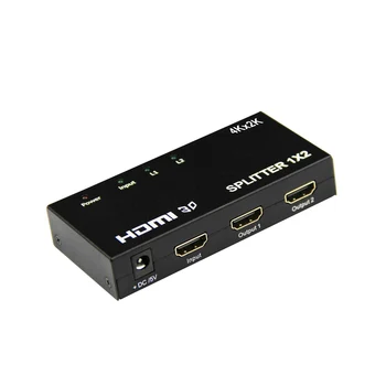 1x2 HDMI Splitter HDMI 1.4b Splitter Switch Matrix HDMI Audio Video Converter Adapter Supports 3D 1080p 4K With EU/AU/UK/US Plug
1x2 HDMI Splitter HDMI 1.4b Splitter Switch Matrix HDMI Audio Video Converter Adapter Supports 3D 1080p 4K With EU/AU/UK/US Plug