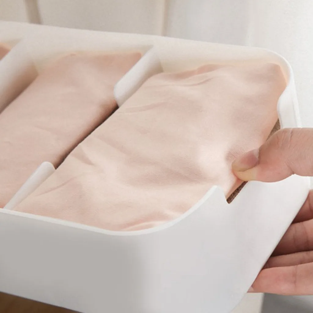 Household Stackable Underwear Storage Box Close-fitting Clothing Storage Compartment Wardrobe Desktop Finishing Box H0425
Household Stackable Underwear Storage Box Close-fitting Clothing Storage Compartment Wardrobe Desktop Finishing Box H0425