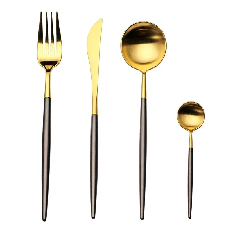 4 Pcs/Set Cutlery Set Western Portable 304 Stainless Steel Dinnerware Set Knife Dinner Tableware
4 Pcs/Set Cutlery Set Western Portable 304 Stainless Steel Dinnerware Set Knife Dinner Tableware