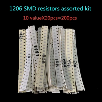 200PCS 5% 1210 SMD resistors assorted kit set ,10 valueX20pcs=200pcs 0R82 0R75 R68 R560 0R50 R47 R33 R22 R150 R100
200PCS 5% 1210 SMD resistors assorted kit set ,10 valueX20pcs=200pcs 0R82 0R75 R68 R560 0R50 R47 R33 R22 R150 R100