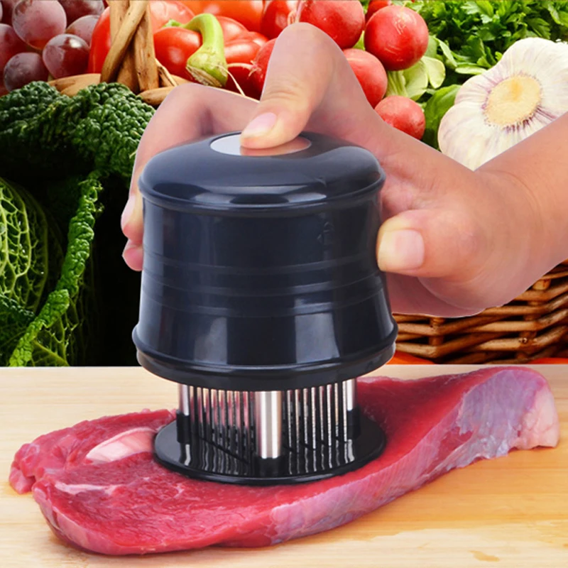 TTLIFE Professional Meat Tenderizer Needle With 56 Stainless Steel Blades Kitchen Cooking Tools Tender Meat Hammer kitchen tools
TTLIFE Professional Meat Tenderizer Needle With 56 Stainless Steel Blades Kitchen Cooking Tools Tender Meat Hammer kitchen tools