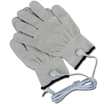 Silver conductive fiber Massage gloves for TENS/EMS physical therapy Hand Anti-static/Anti-skid electrode gloves + 2.5mm cable
Silver conductive fiber Massage gloves for TENS/EMS physical therapy Hand Anti-static/Anti-skid electrode gloves + 2.5mm cable