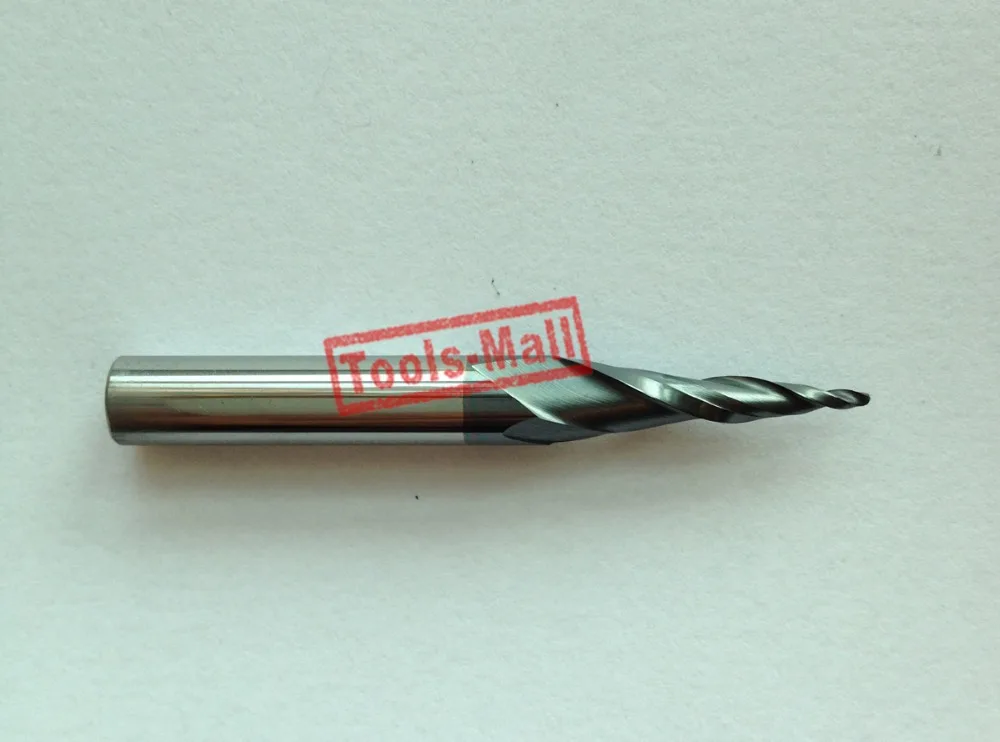 1pc HRC55 R0.5*D6*20*50L*2F Tungsten solid carbide Coated Tapered Ball Nose End Mills taper and cone endmills
1pc HRC55 R0.5*D6*20*50L*2F Tungsten solid carbide Coated Tapered Ball Nose End Mills taper and cone endmills
