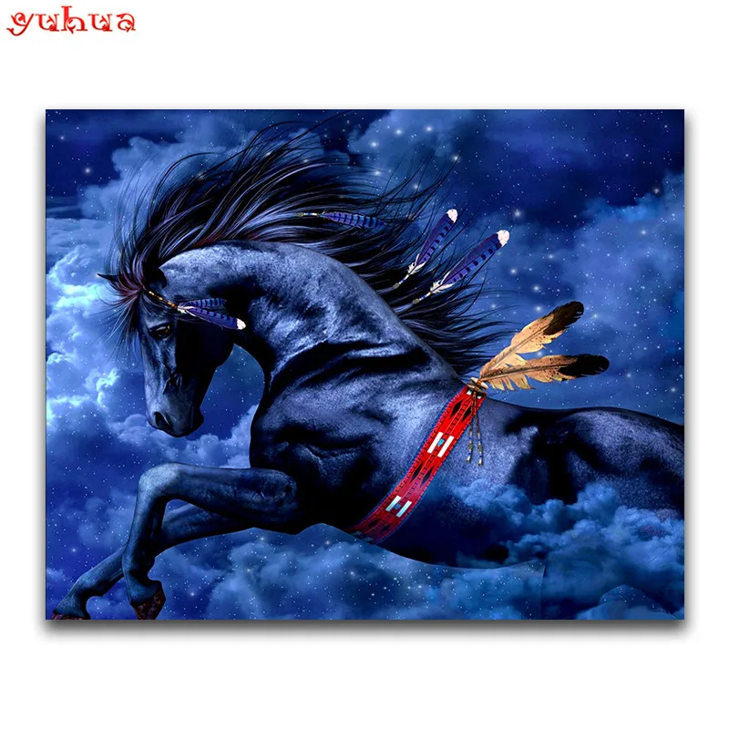 Full Square Diamond embroidery Cross stitch animal DIY 3D Diamond painting horse Full Round Diamond mosaic feather
Full Square Diamond embroidery Cross stitch animal DIY 3D Diamond painting horse Full Round Diamond mosaic feather