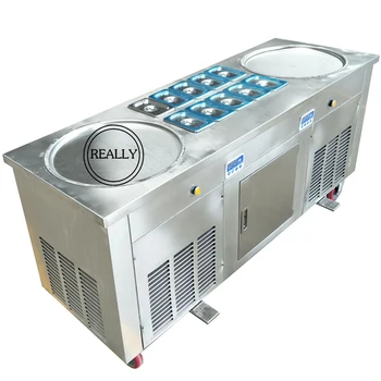 Free shipping 110/220V double pan with 10 topping tanks flat pan ice cream roll mker,fried ice cream machine
Free shipping 110/220V double pan with 10 topping tanks flat pan ice cream roll mker,fried ice cream machine
