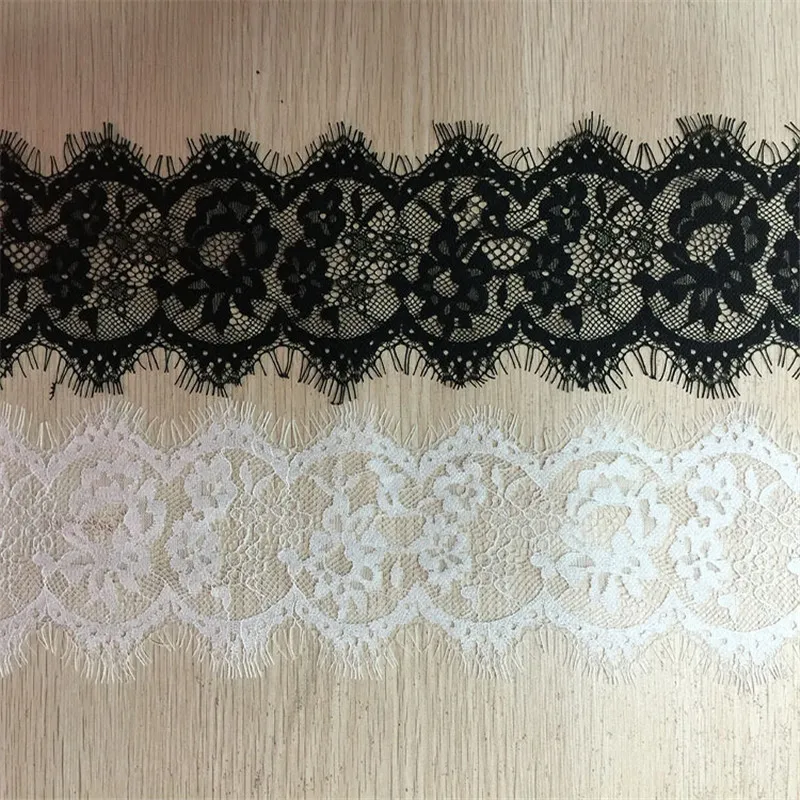 3Meters/lot 10cm width Inelastic Eyelash Lace Trim Fabric Flower DIY Crafts Wedding Dress Clothing Lngeire lace material
3Meters/lot 10cm width Inelastic Eyelash Lace Trim Fabric Flower DIY Crafts Wedding Dress Clothing Lngeire lace material