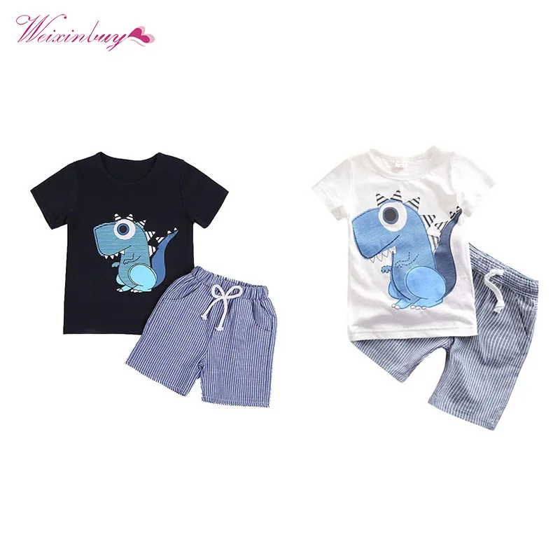 WEIXINBUY Boys Clothing Children Summer Boys Clothes Cartoon Kids Boy Clothing Set T-shit+Pants Cotton 2 Colors
WEIXINBUY Boys Clothing Children Summer Boys Clothes Cartoon Kids Boy Clothing Set T-shit+Pants Cotton 2 Colors