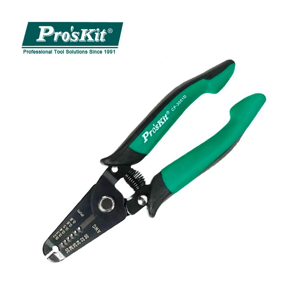 Pro'skit CP-3001D High Precision Multi-function Electronic Line Wire Stripper Nippers Tool Cutting Plier
Pro'skit CP-3001D High Precision Multi-function Electronic Line Wire Stripper Nippers Tool Cutting Plier