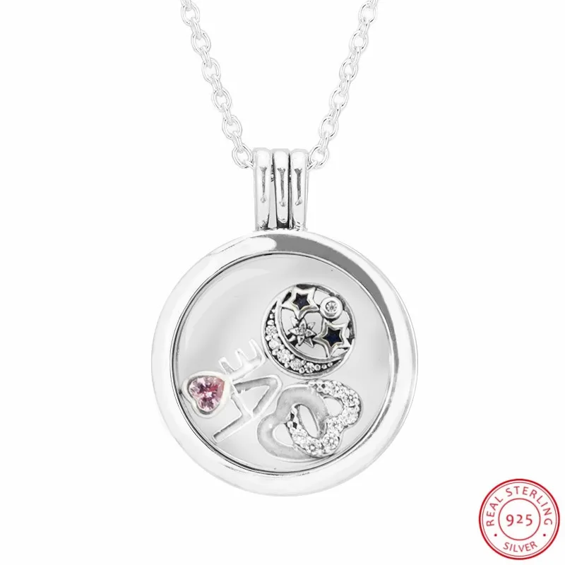 Large Floating Locket Entwined Love & Pink LOVE & Moonlight Petite Pendant Necklaces for Women Silver 925 Jewelry 75cm FLN028H
Large Floating Locket Entwined Love & Pink LOVE & Moonlight Petite Pendant Necklaces for Women Silver 925 Jewelry 75cm FLN028H