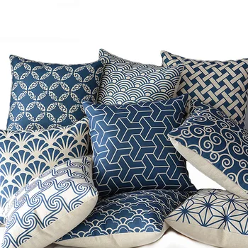 Army Blue Geometry Cushion Cover Home Car decorative throw pillows New Arrival Funda Cojines wave coussin custom Almofada
Army Blue Geometry Cushion Cover Home Car decorative throw pillows New Arrival Funda Cojines wave coussin custom Almofada