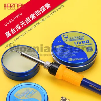 MECHANIC BEST No-clean Solder Flux Paste Rosin No-Clean Soldering Iron Welding Fluxes Paste for BGA PCB CHIP IC SMD
MECHANIC BEST No-clean Solder Flux Paste Rosin No-Clean Soldering Iron Welding Fluxes Paste for BGA PCB CHIP IC SMD