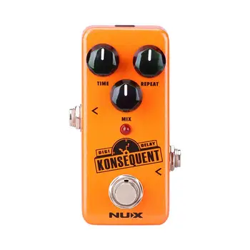 NUX Konsequent Digital Delay Electric Guitar Effects Pedal Re-defined Dotted 8 Simple Delay Modes Analog Processor Stompbox
NUX Konsequent Digital Delay Electric Guitar Effects Pedal Re-defined Dotted 8 Simple Delay Modes Analog Processor Stompbox