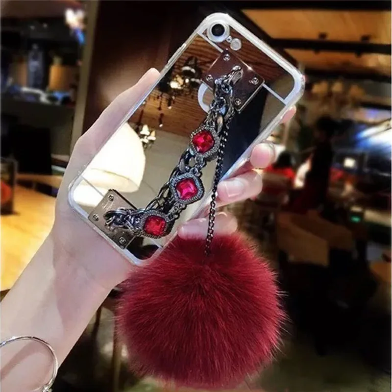 For Huawei Honor 20 9 10 lite 7X V20 Nova 4 P30 P20 Pro Mate 20 10 Pro Diamond Bracelet chain Fox pompom fur bling phone case
For Huawei Honor 20 9 10 lite 7X V20 Nova 4 P30 P20 Pro Mate 20 10 Pro Diamond Bracelet chain Fox pompom fur bling phone case