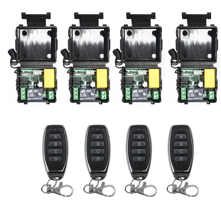 AC220V 220 V 10A RF Wireless Remote Control Relay Switch Security System Control Garage Doors Gate Electric Doors shutters Led
AC220V 220 V 10A RF Wireless Remote Control Relay Switch Security System Control Garage Doors Gate Electric Doors shutters Led
