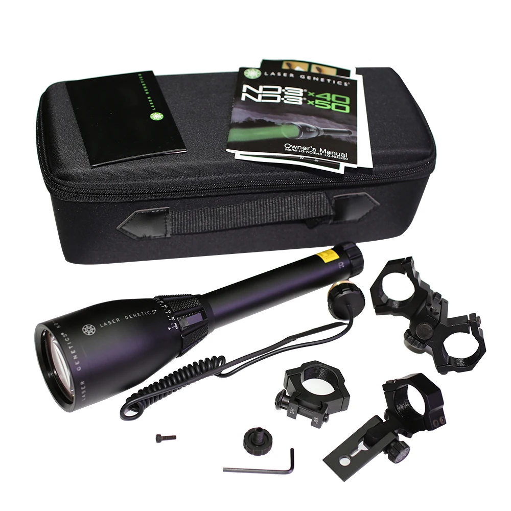 LASER GENETICS ND3X50 ND50 Long Distance Green Laser Designator w/ Adjustable Scope Mount
LASER GENETICS ND3X50 ND50 Long Distance Green Laser Designator w/ Adjustable Scope Mount