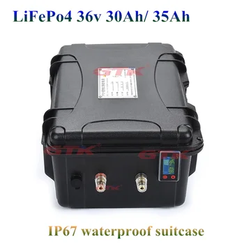 Waterproof 36V 35Ah Lifepo4 battery 30Ah Lithium iron phosphate battery Electric Bike scooter power motor with BMS + 10A Charger
Waterproof 36V 35Ah Lifepo4 battery 30Ah Lithium iron phosphate battery Electric Bike scooter power motor with BMS + 10A Charger