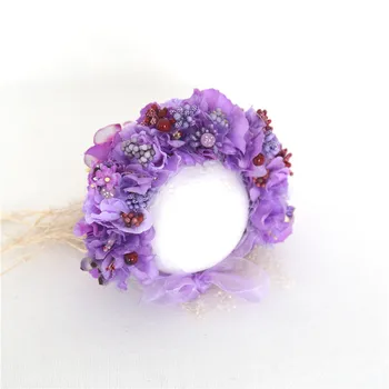 Purple Newborn Lace Bonnet Flower Baby Bonnet Newborn Ruffle Hat Photography Prop 
Purple Newborn Lace Bonnet Flower Baby Bonnet Newborn Ruffle Hat Photography Prop