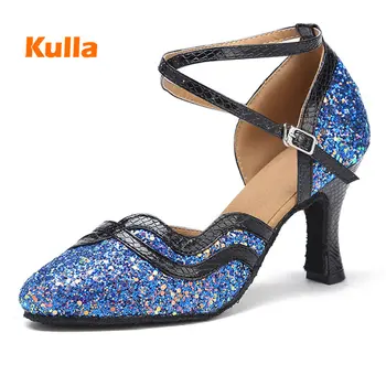 High Heeled Women Latin/Salsa Dance Shoes Glitter Closed Toe Ladies Ballroom Tango Professional Dancing Shoes Heels 5cm/7cm/8cm
High Heeled Women Latin/Salsa Dance Shoes Glitter Closed Toe Ladies Ballroom Tango Professional Dancing Shoes Heels 5cm/7cm/8cm