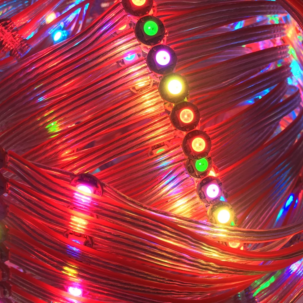 50Pcs WS2812B WS2812 Full Color RGB Pixel LED Chip DC5V 10CM wire Addressable Individually Panel SMD 5050 with Heatsink Board
50Pcs WS2812B WS2812 Full Color RGB Pixel LED Chip DC5V 10CM wire Addressable Individually Panel SMD 5050 with Heatsink Board