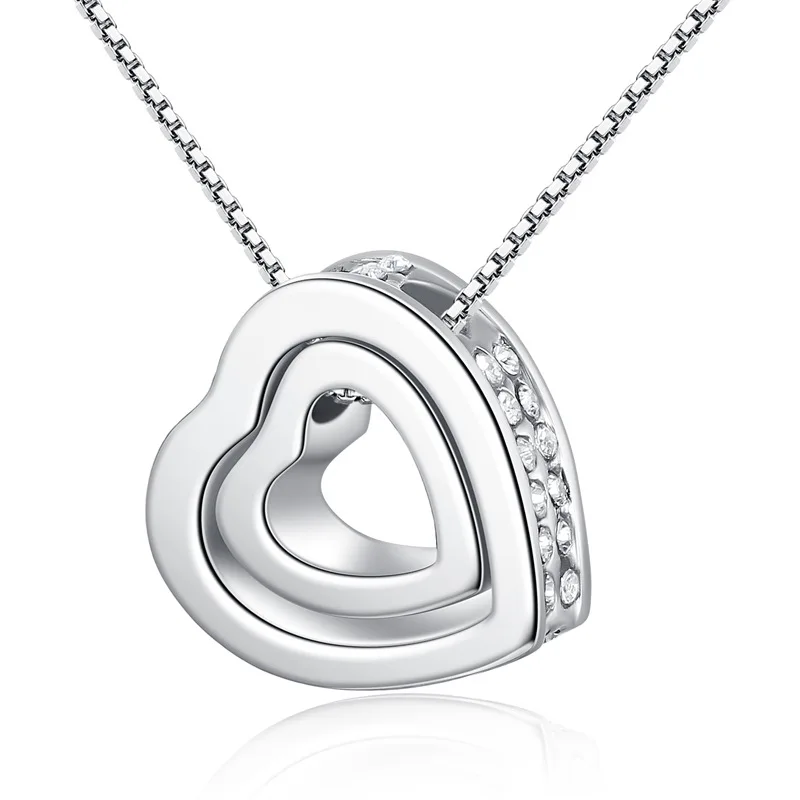 GCC32 Double-centered Necklace Korean version of love necklace in the rain full of heart-to-heart necklace
GCC32 Double-centered Necklace Korean version of love necklace in the rain full of heart-to-heart necklace