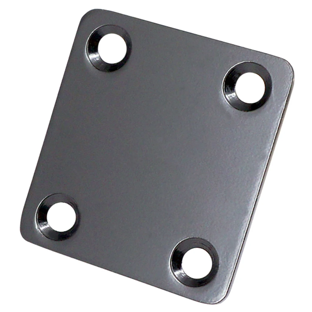 6.35mm 1/4'' Jack Plate Socket & Electric Guitar Neck Plate for for Strat Tele LP SG Guitars