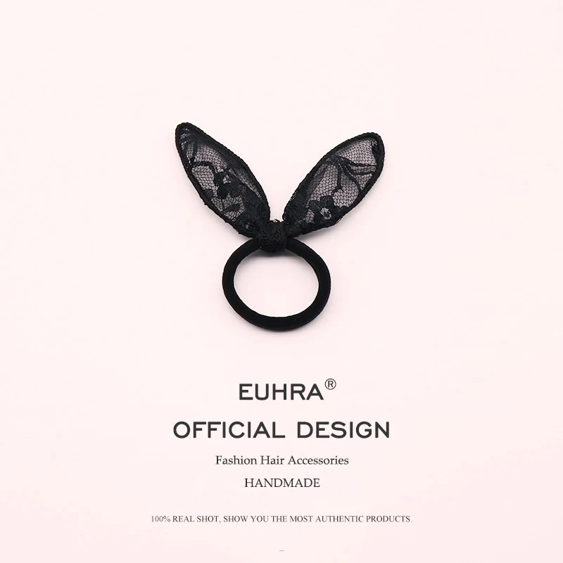 2 Pieces/Lot Cute Black Lace Bunny Rabbit Ear Ribbon Headwear Elastic Hair Bands For Girls and Women Accessories Hot Sale
2 Pieces/Lot Cute Black Lace Bunny Rabbit Ear Ribbon Headwear Elastic Hair Bands For Girls and Women Accessories Hot Sale