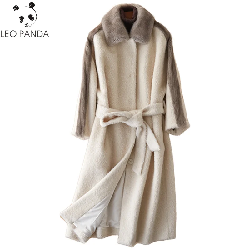 Winter100% Wool Jacket Women Clothes 2019 Real Fur Coat Wool Jacket Mink Fur Coat Korean Elegant Slim Fit Cashmere Long Coat
Winter100% Wool Jacket Women Clothes 2019 Real Fur Coat Wool Jacket Mink Fur Coat Korean Elegant Slim Fit Cashmere Long Coat