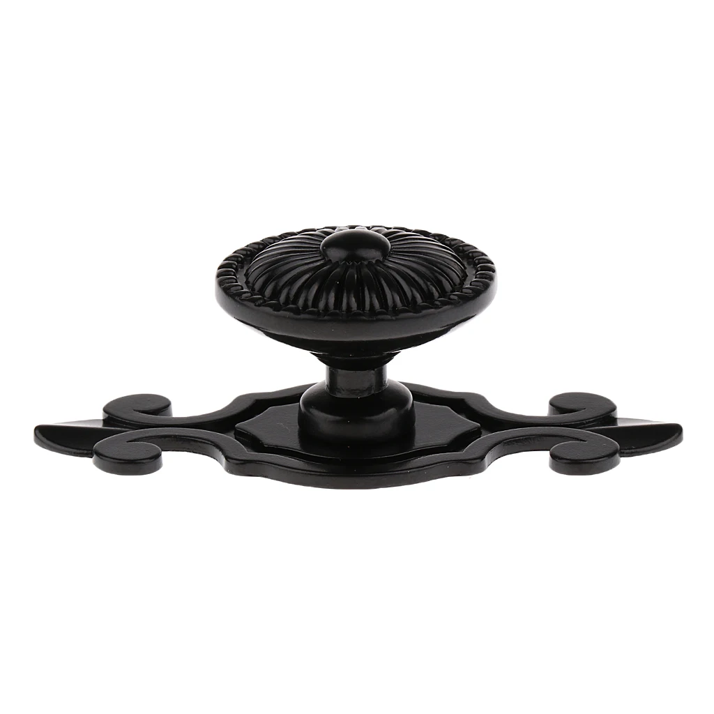 Retro Kitchen Cabinet Cupboard Door Drawer Pull Knob Handle Black Retro Kitchen Cabinet Cupboard Door Drawer Pull Knob Handle Black