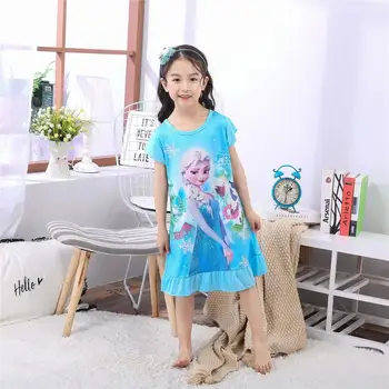Lovely Girl Summer Sleeping Skirt New Children's Home Clothing Princess Nightgown Girl's cartoon Sleepshirt Short sleeve
Lovely Girl Summer Sleeping Skirt New Children's Home Clothing Princess Nightgown Girl's cartoon Sleepshirt Short sleeve