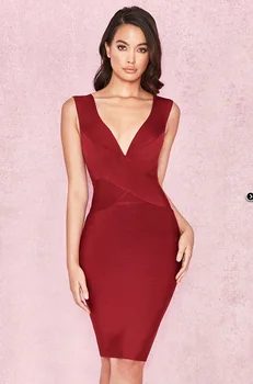 Top quality V-neck bodycon sexy low bosom evening party derss black red celebrity women bandage dresses wholesale
Top quality V-neck bodycon sexy low bosom evening party derss black red celebrity women bandage dresses wholesale