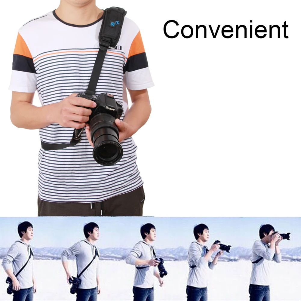 1/2 Shoulder Quick Rapid Carry Speed Soft Pro Shoulder Sling Belt Neck Strap For Camera SLR DSLR Black Quick Release Anti-Slip
1/2 Shoulder Quick Rapid Carry Speed Soft Pro Shoulder Sling Belt Neck Strap For Camera SLR DSLR Black Quick Release Anti-Slip