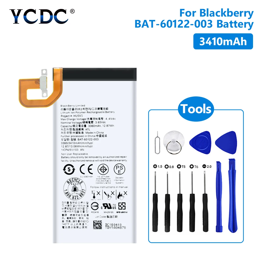 3410mAh BAT-60122-003 Battery For BlackBerry Priv STV100 Lithium Polymer Mobile Phone Batteries Free Tools
3410mAh BAT-60122-003 Battery For BlackBerry Priv STV100 Lithium Polymer Mobile Phone Batteries Free Tools