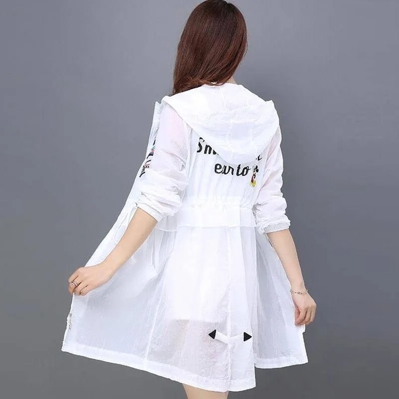 Hooded Women Summer Kimono Cardigan Sun Blouse Shirt Beach Long Chiffon Cover Ups Sunscreen Sunproof Outwear Letters Pattern XXL
Hooded Women Summer Kimono Cardigan Sun Blouse Shirt Beach Long Chiffon Cover Ups Sunscreen Sunproof Outwear Letters Pattern XXL