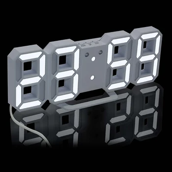 3D LED Digital Alarm Clocks Snooze Wall Watches with 3 levels Brightness Automatic Backlight Table Desk Watch Home Decoration
3D LED Digital Alarm Clocks Snooze Wall Watches with 3 levels Brightness Automatic Backlight Table Desk Watch Home Decoration